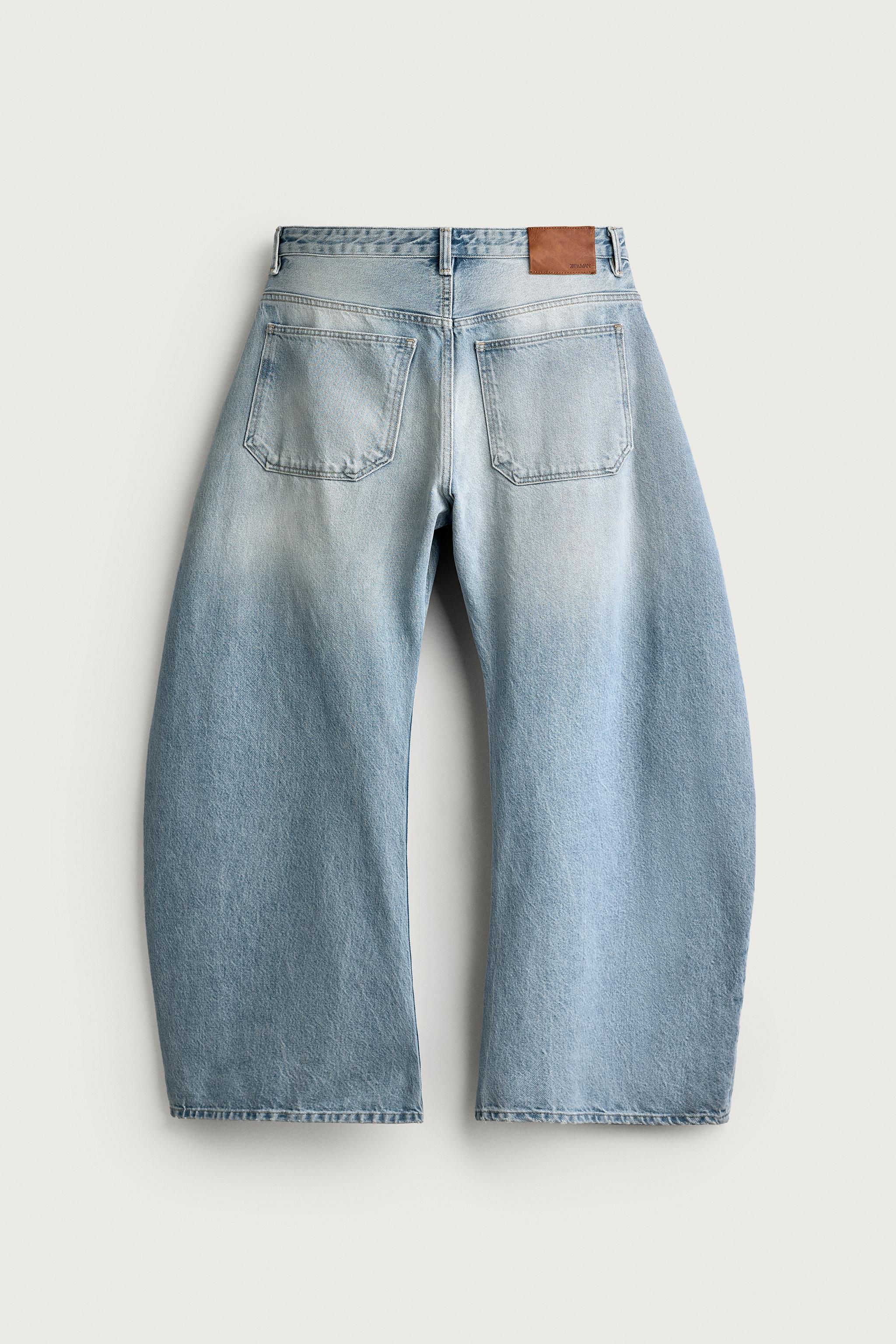 LOOSE BARREL FIT JEANS