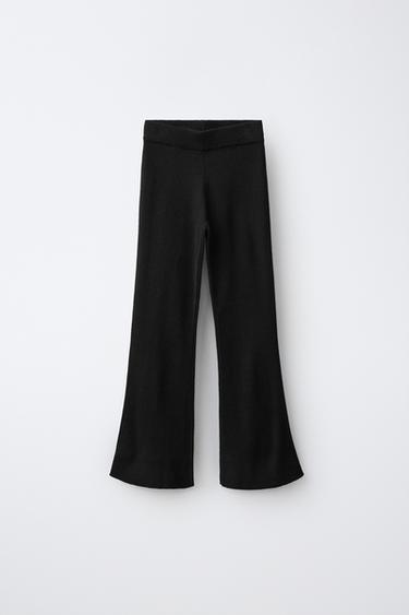 LEGGING FLARE PUNTO - Negro de Zara - Imagen 0