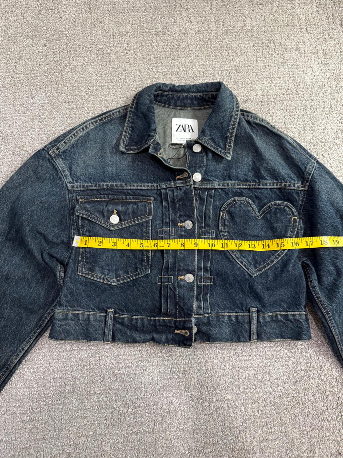 TRF HEART DENIM JACKET - Image 4
