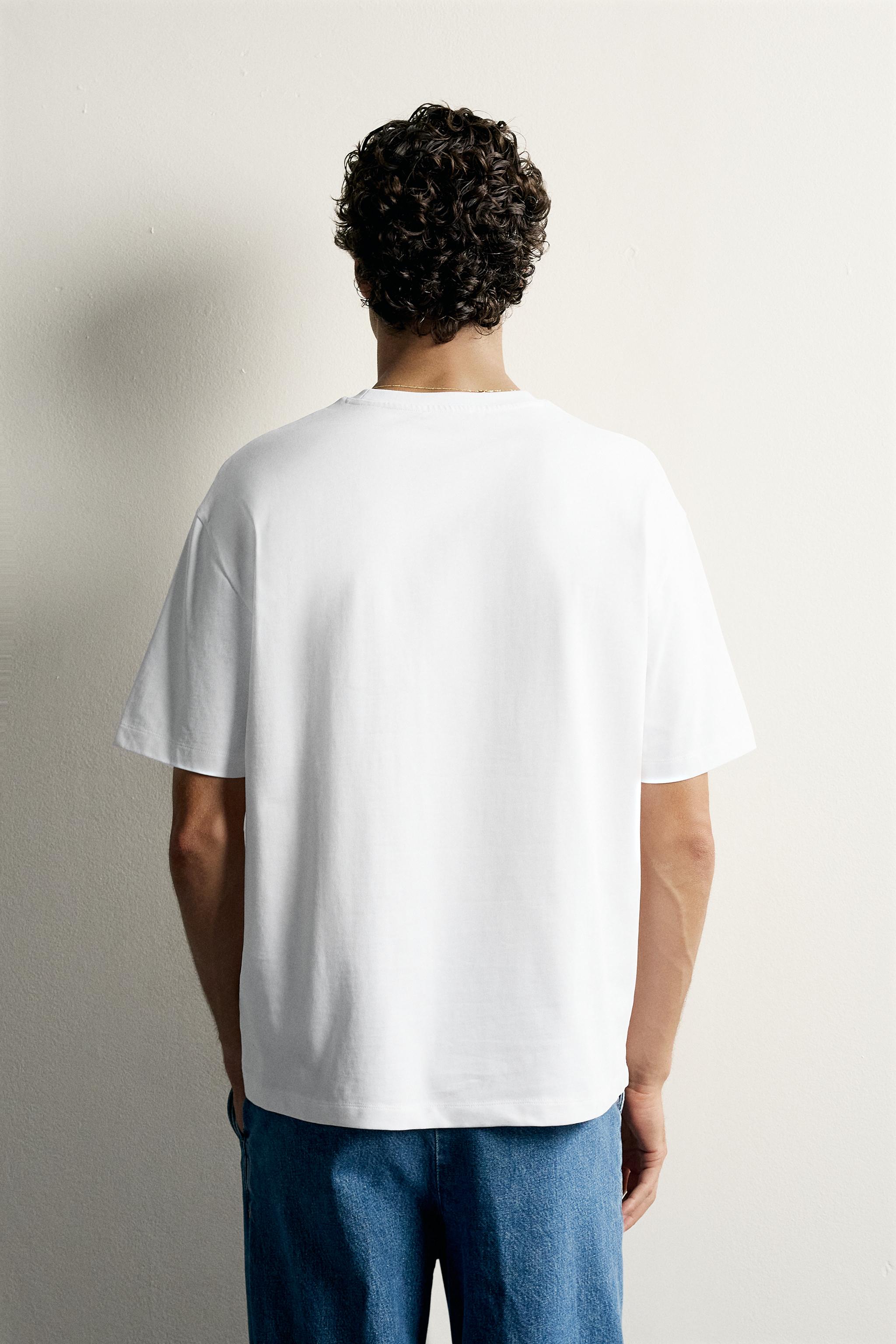 Zara 3’LÜ BASIC HEAVYWEIGHT T-SHIRT PAKETİ /03 görsel 6