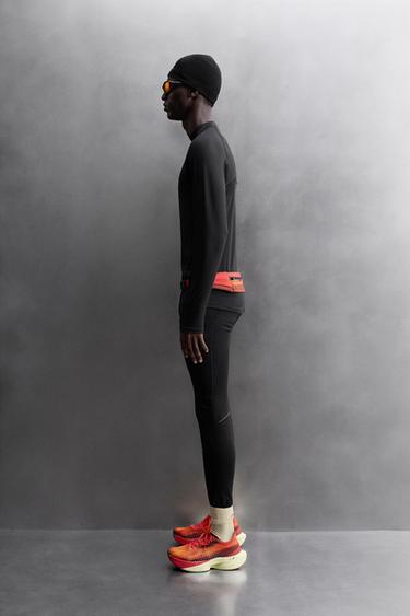COLLANT LONG RUNNING - Noir de Zara - Image 3