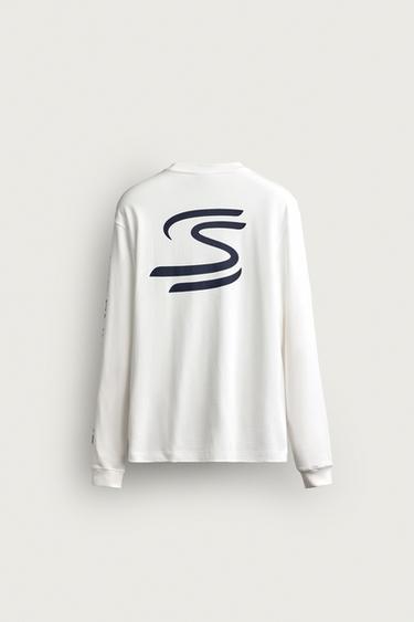 AYRTON SENNA © SENNA BRANDS PRINT T-SHIRT - White by Zara