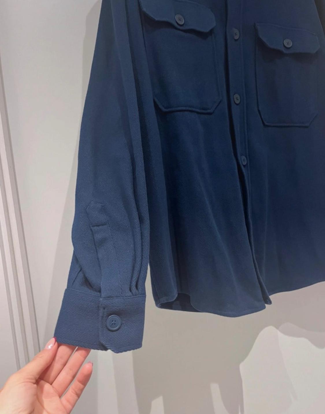 TEXTURED SHIRT WITH POCKETS - Image 2