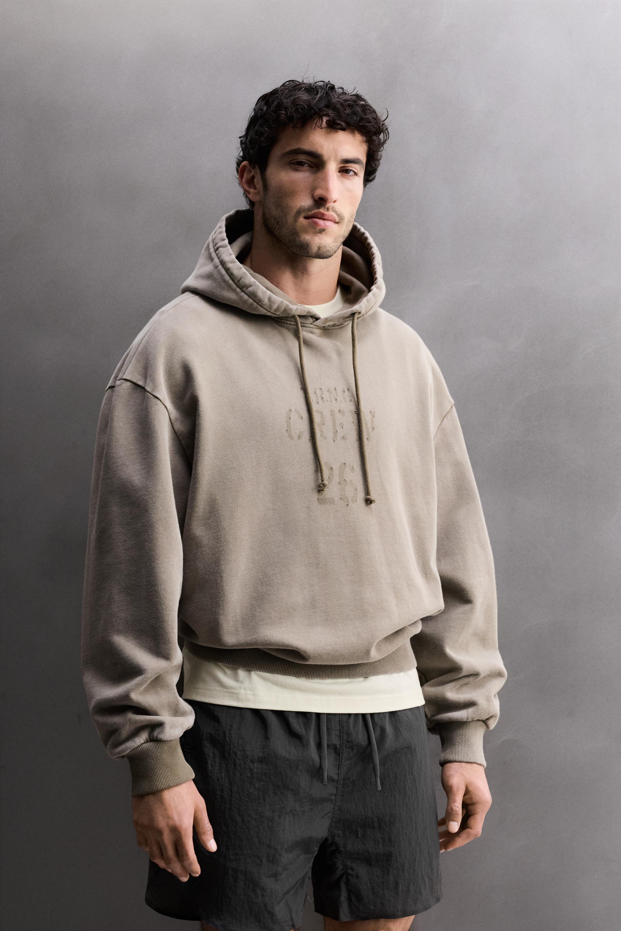 WASHED RELAXED FIT TRAINING SWEATSHIRT