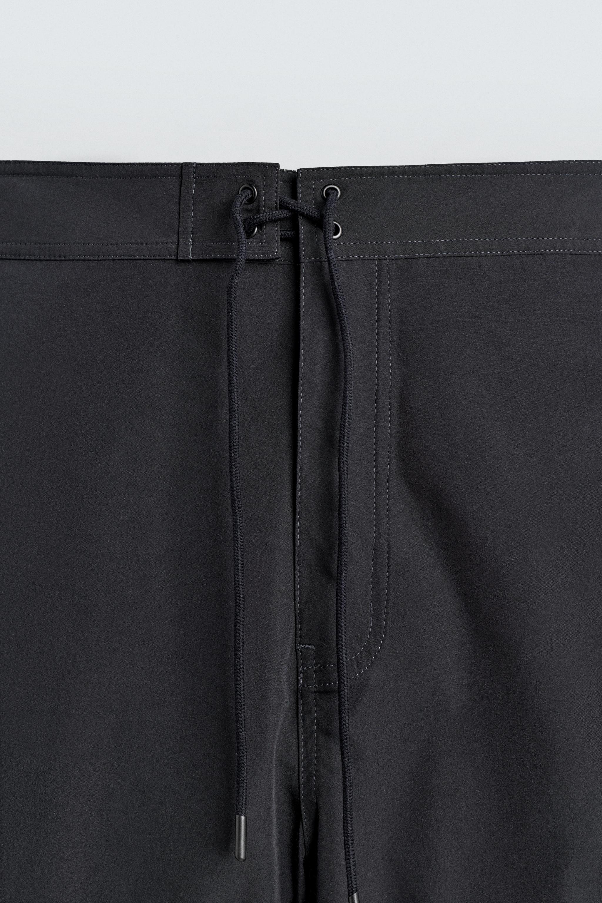 MAILLOT DE BAIN LONG À CORDON