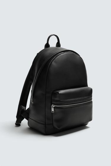 SAC À DOS TEXTURÉ - Noir de Zara - Image 4