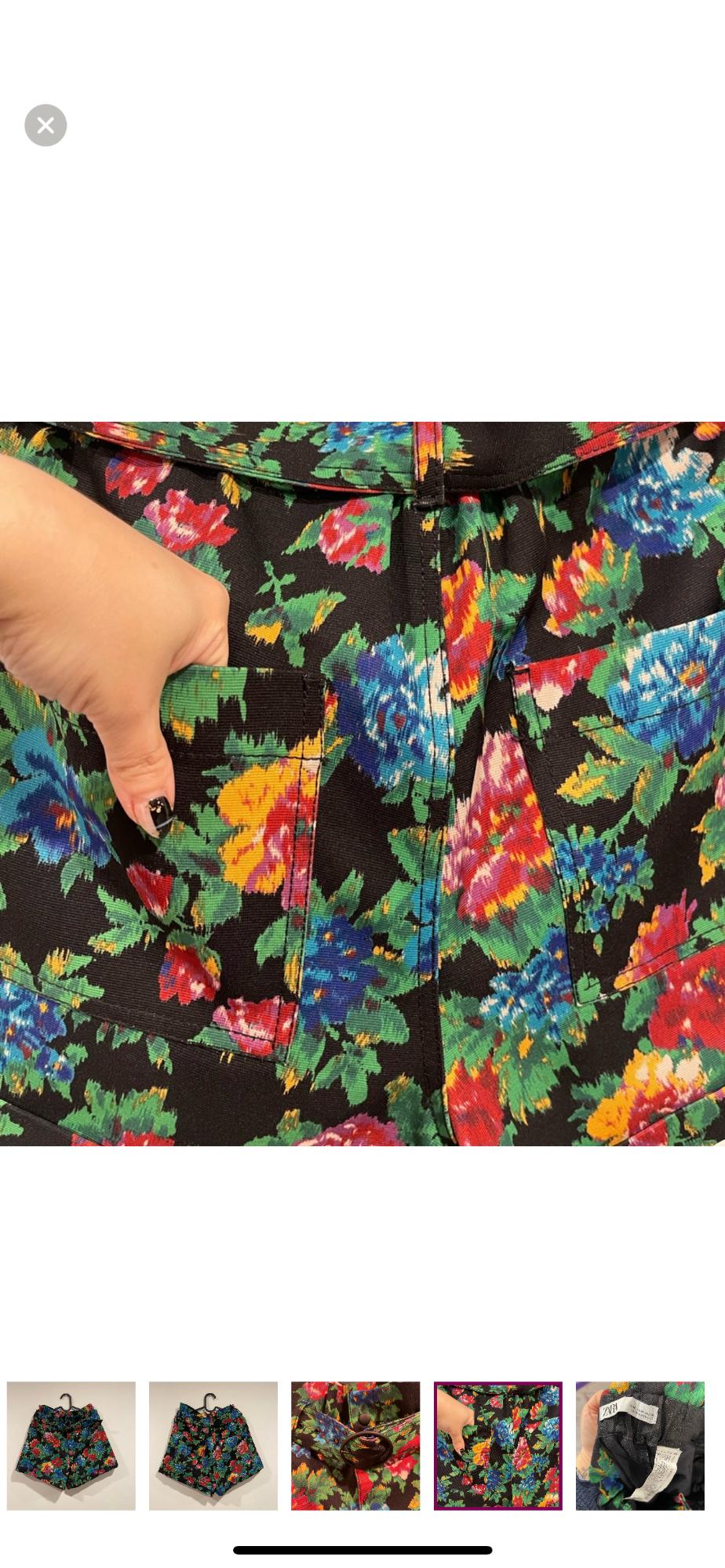 FLORAL PRINT SHORTS - Image 5
