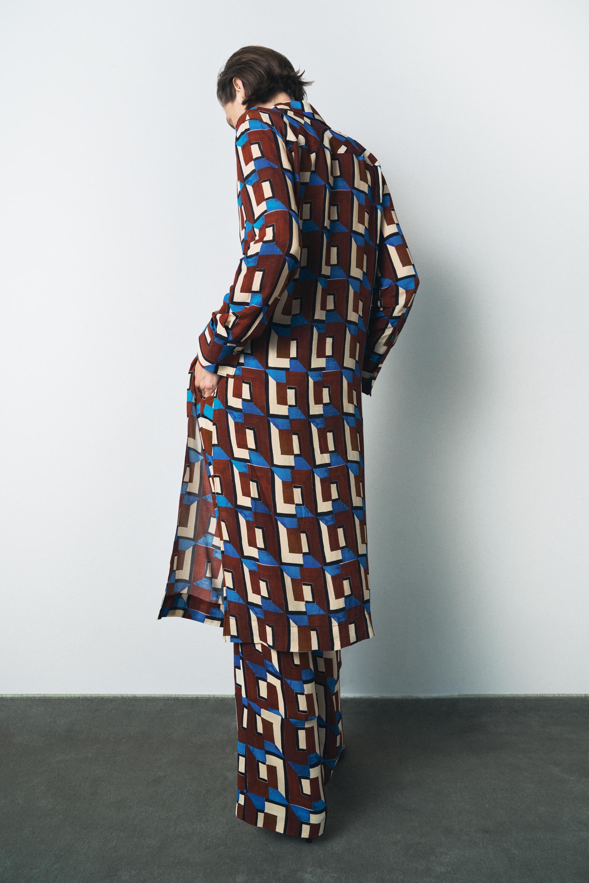 ZW COLLECTION PRINTED FLARE PANTS - Printed | ZARA United States