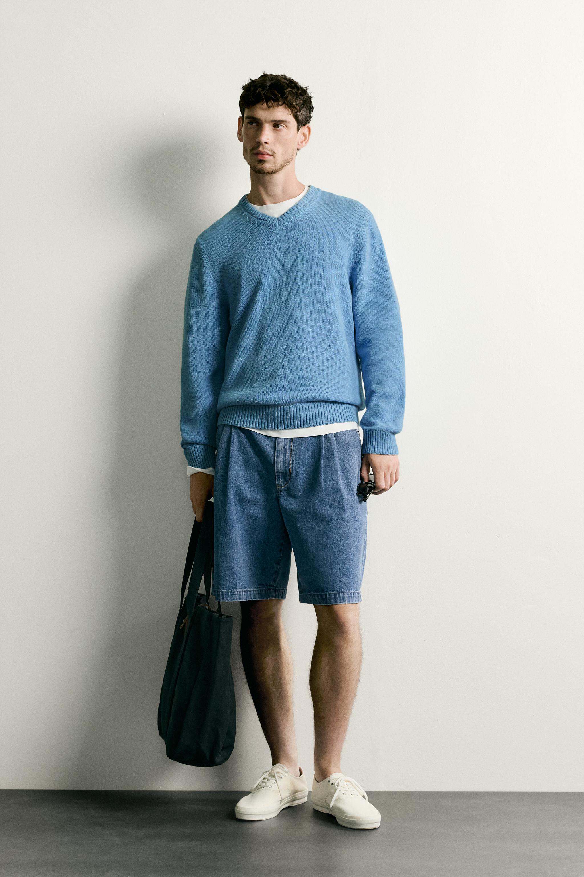 COTTON-LINEN REGULAR FIT JUMPER