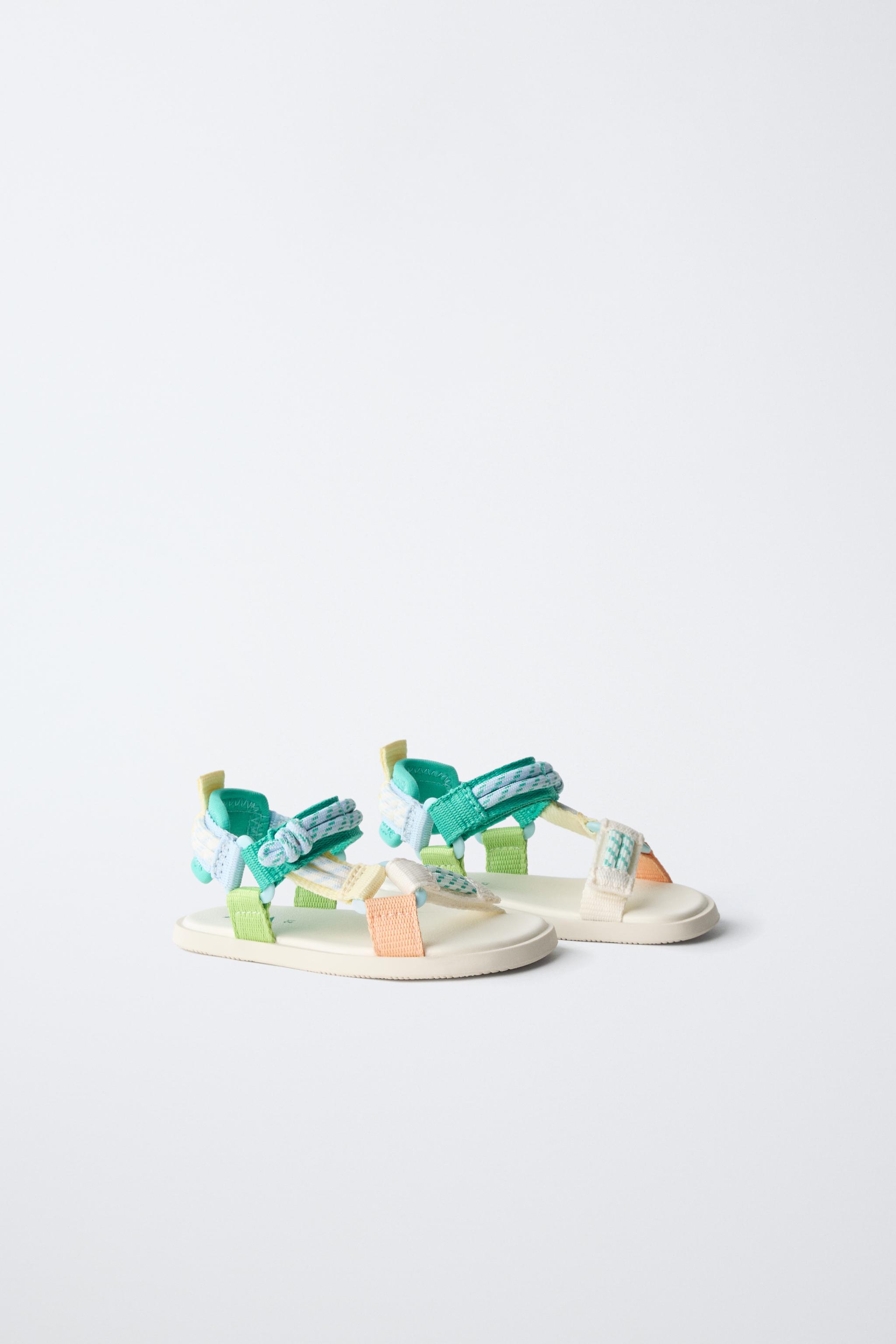 MULTICOLOR BAREFOOT TECHNICAL SANDALS — Blue