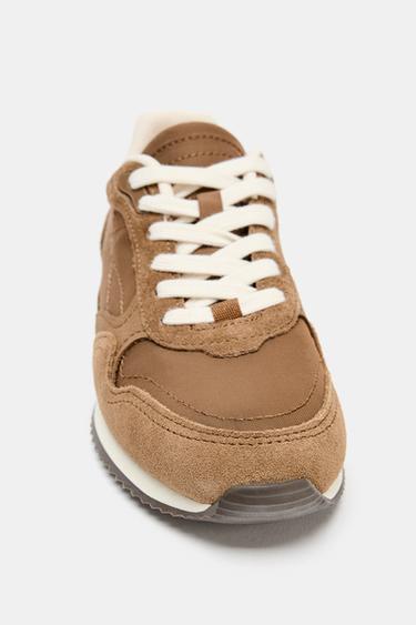 SOFT RUNNING SNEAKERS - Brown by Zara - Image 3