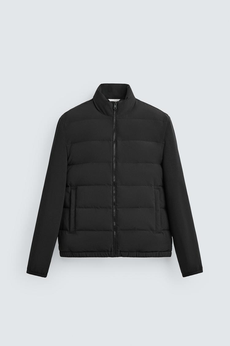 ZARA COMBINED QUILTED JACKET