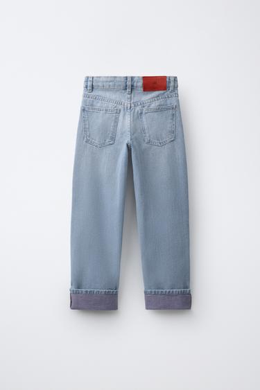 STRAIGHT JEANS - Mid-blue by Zara - Image 1