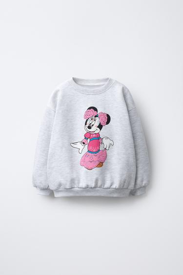 SUDADERA DISFRAZ MINNIE MOUSE © DISNEY - Gris vigoré de Zara - Imagen 0