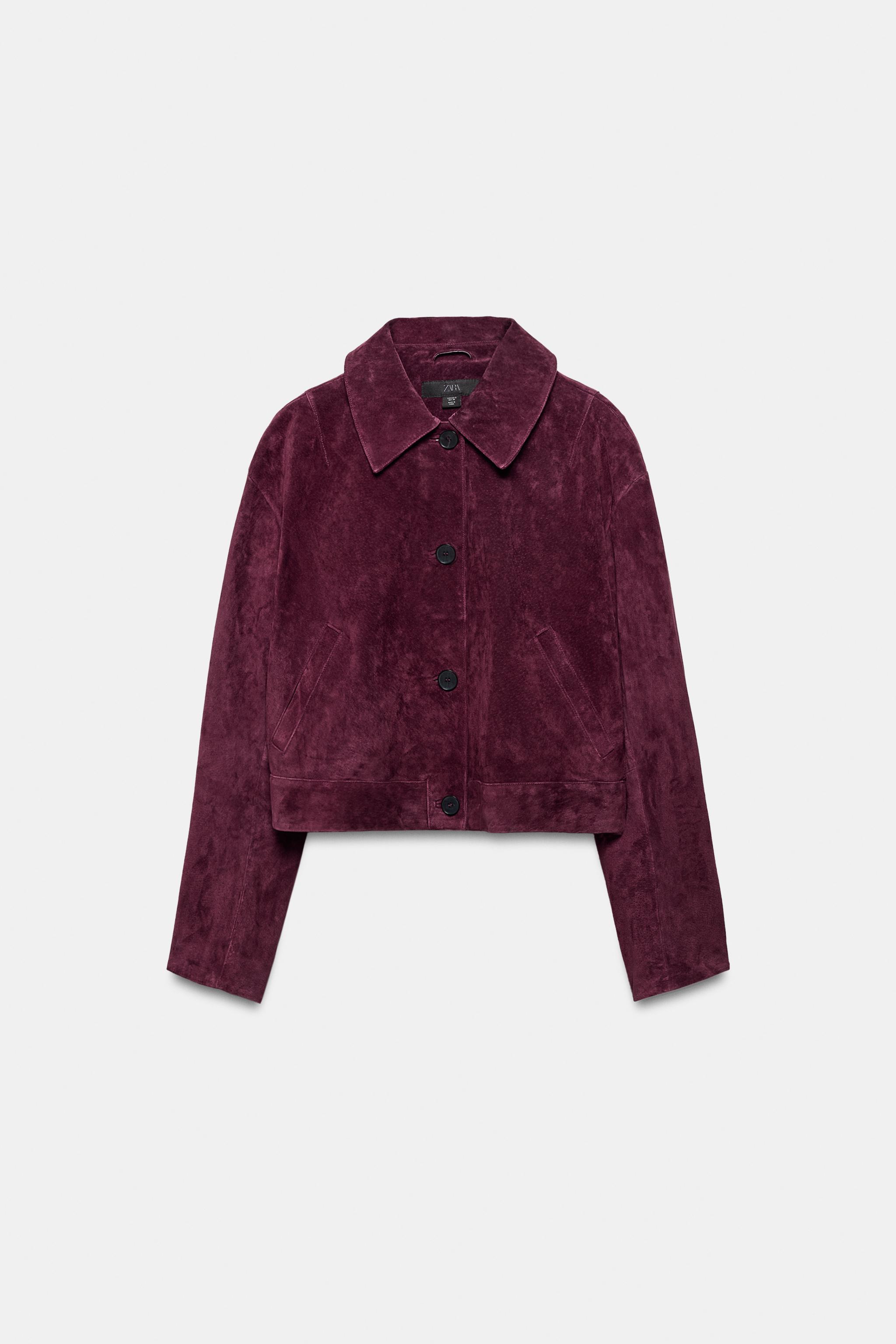ZARA ウエスタンカッティング アイレット ショートジャケット Zara Houndstooth Fringed Overshirt Jacket 4391/737 Size S | eBay