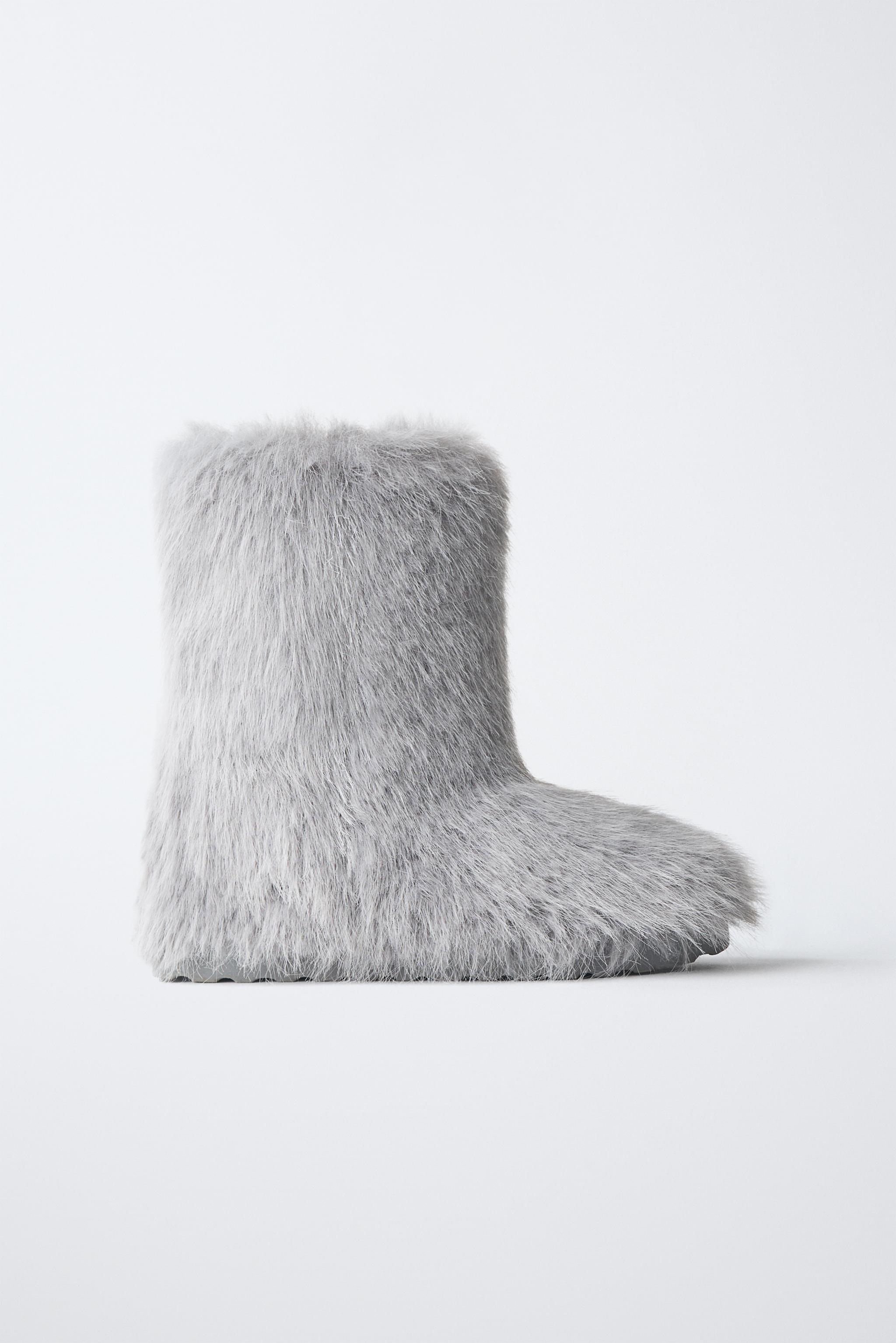 HAIRY SNOW BOOTS