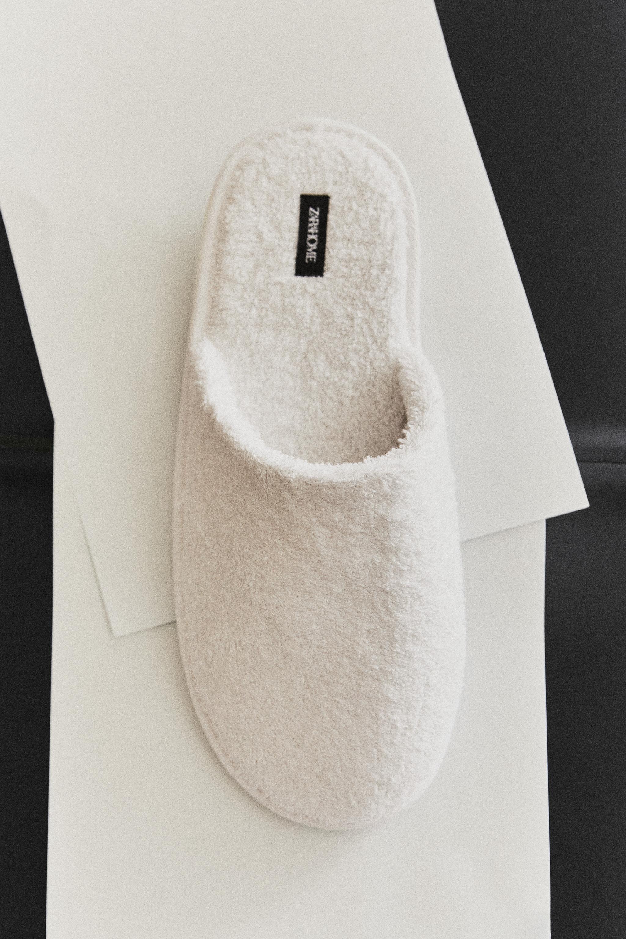COTTON MULE SLIPPERS
