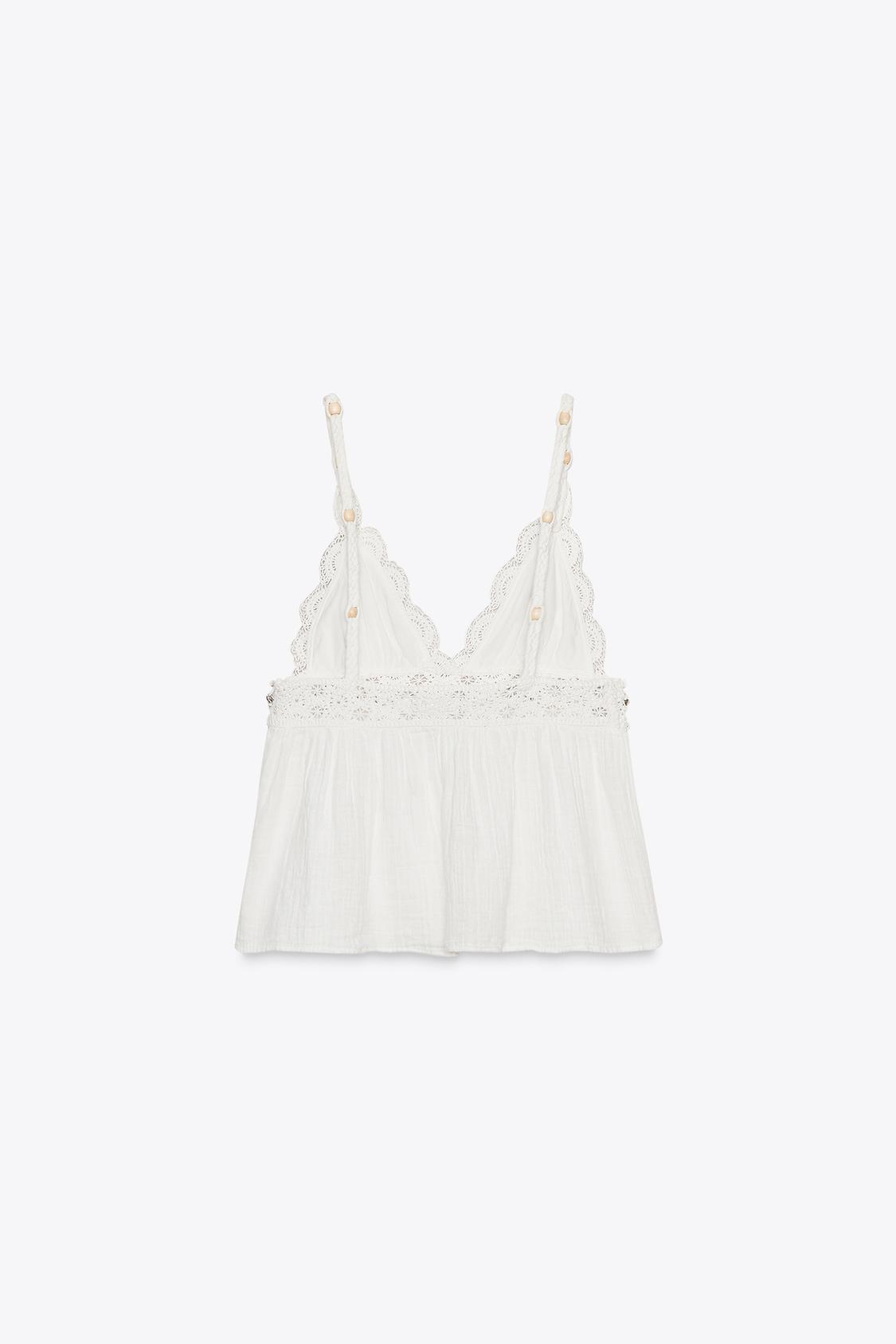 CROCHET AND BEAD TOP