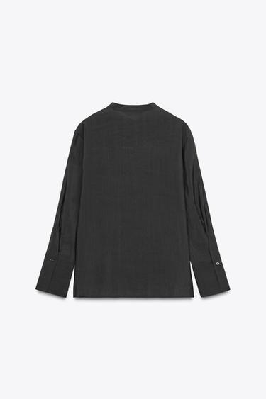 CHEMISE FLUIDE ZW COLLECTION - Plomb de Zara - Image 6