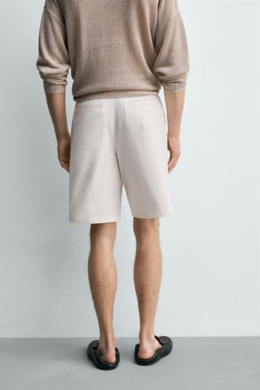 SHORT COUPE DÉCONTRACTÉE - Blanc de Zara - Image 2