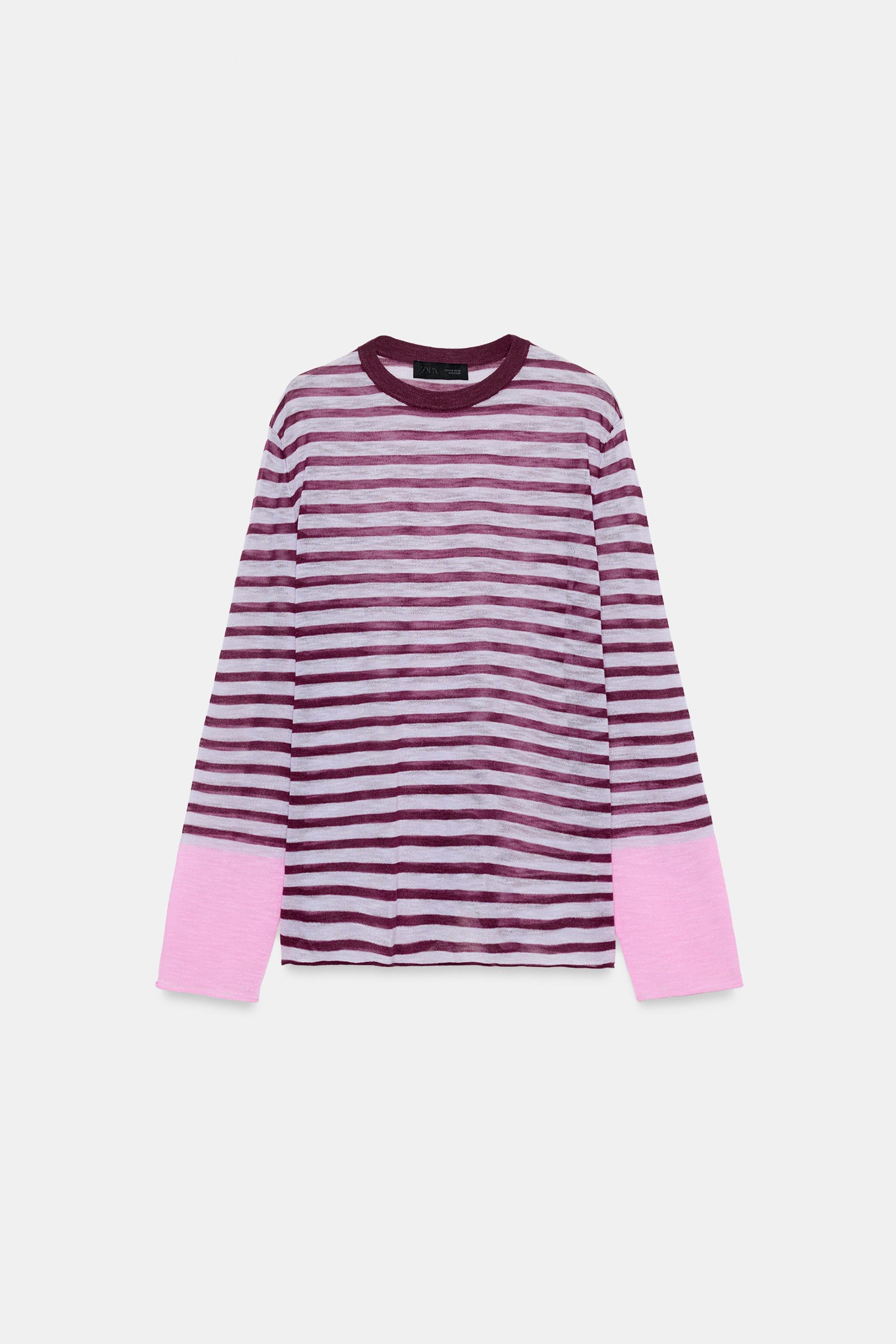 STRIPED KNIT JUMPER