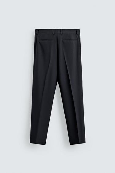 PANTALON STRAIGHT FIT CONFORT - Bleu marine de Zara - Image 6
