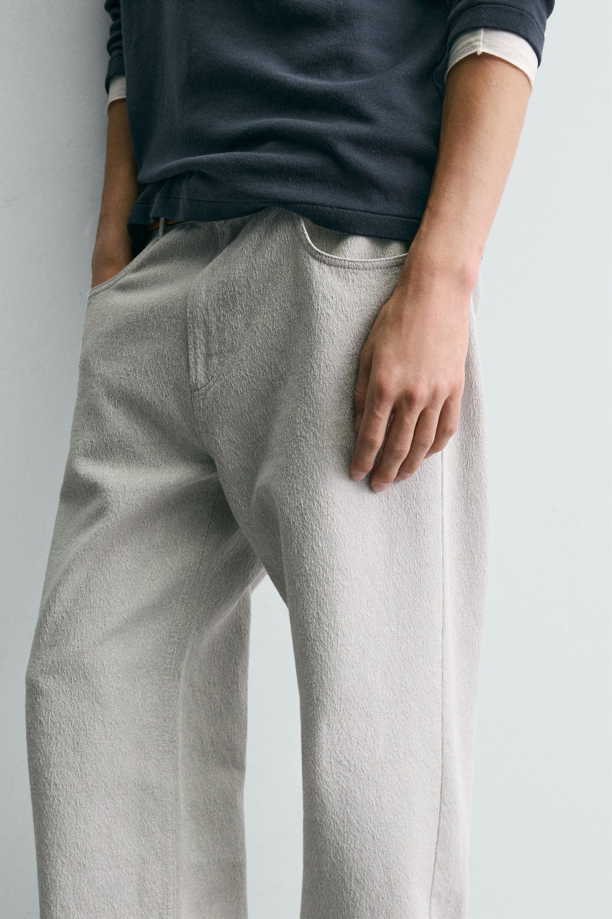 PANTALON STRAIGHT FIT JACQUARD