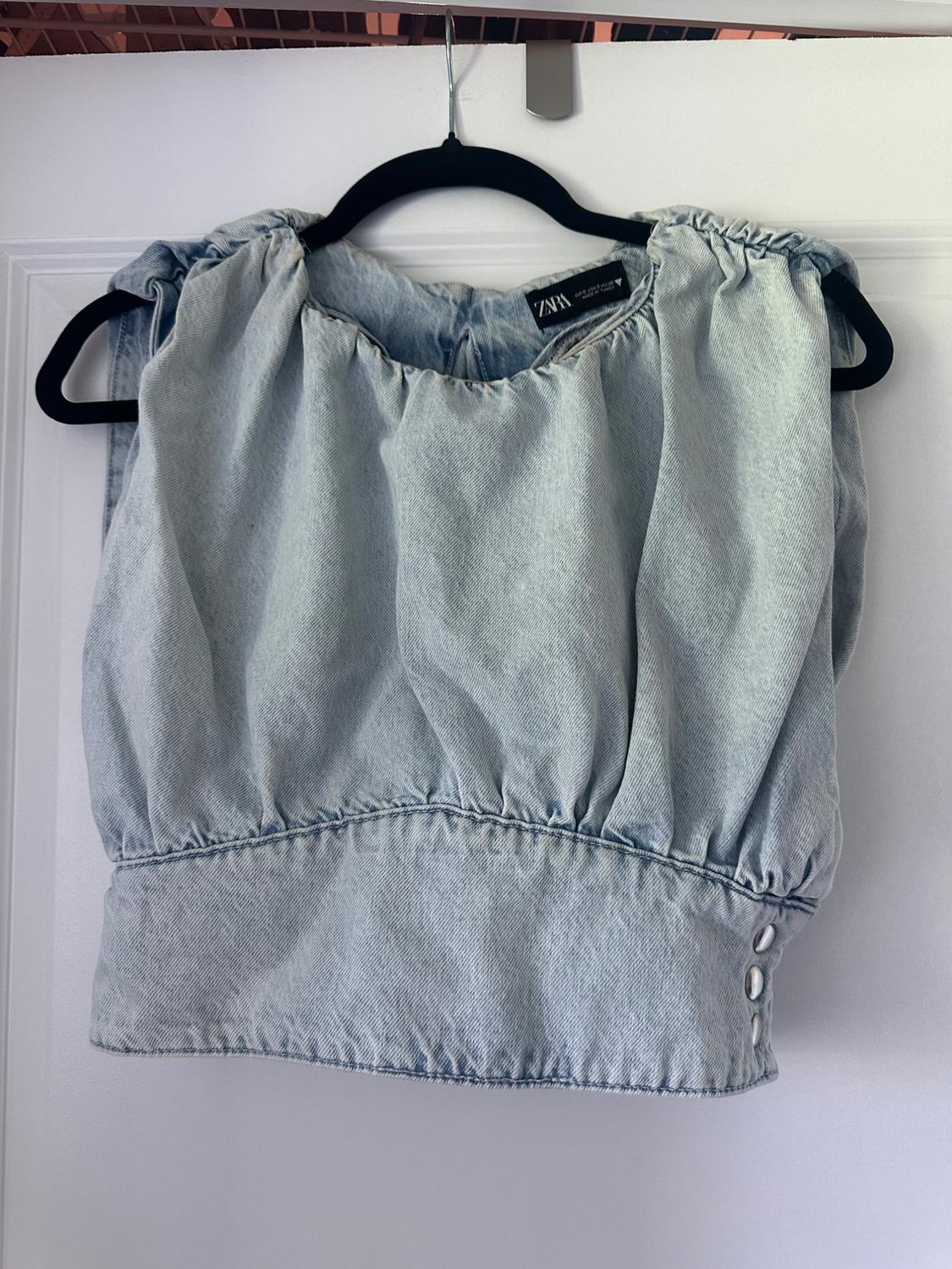 CUERPO DENIM DRAPEADO