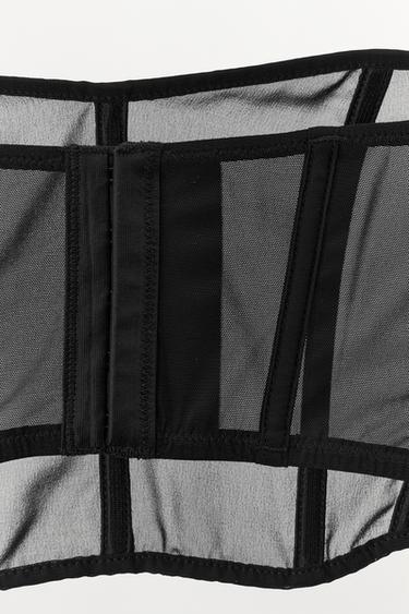 SWEETHEART NECKLINE CORSET - Black by Zara - Image 4
