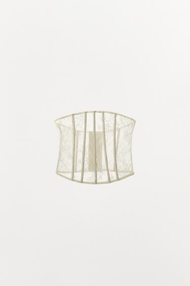 CORSET DENTELLE ÉDITION LIMITÉE - écru-blanc de Zara - Image 3