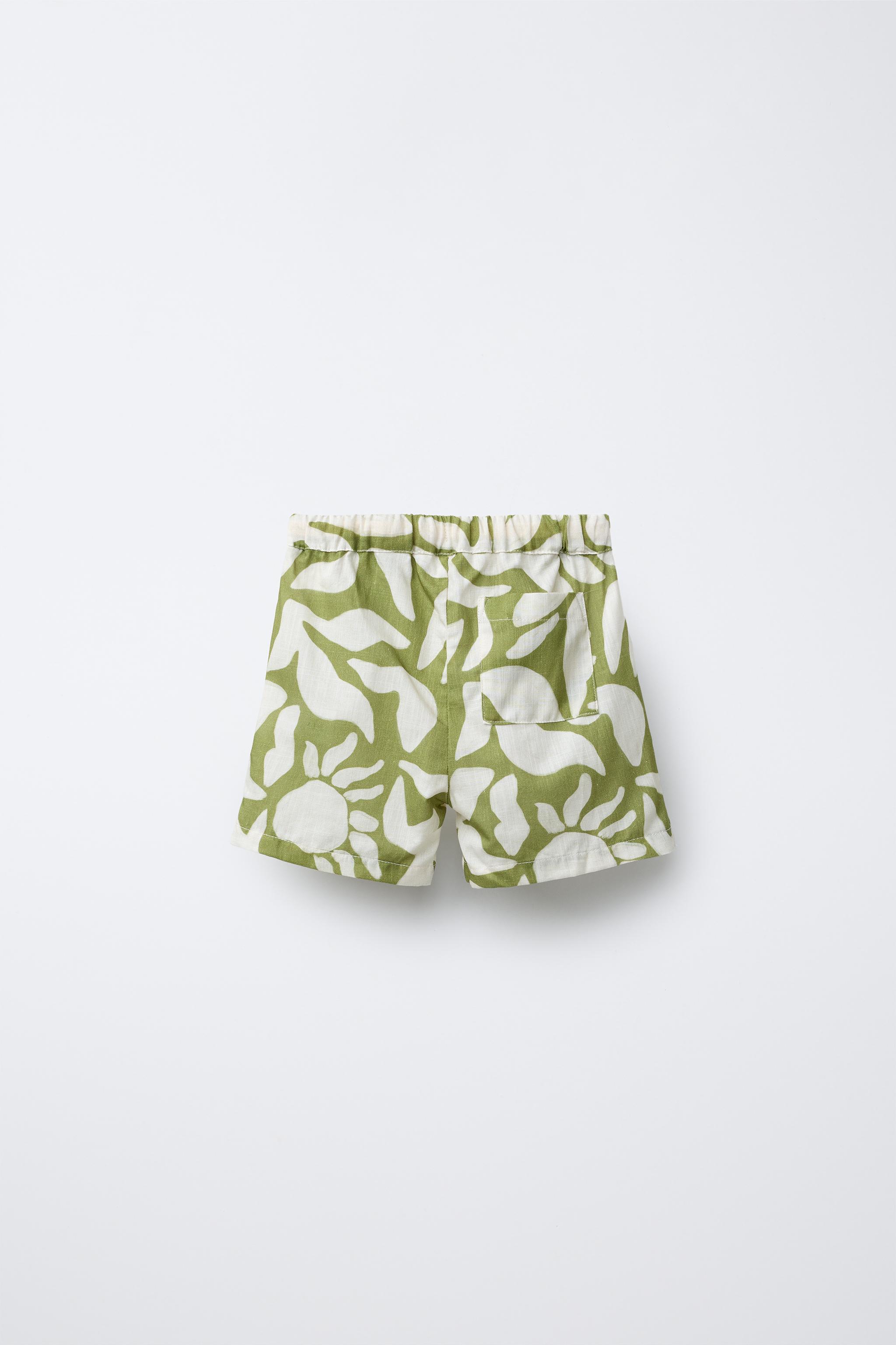 ranor ラナー　LEAF PATTERN MIDDLE SHORTS SHORTS | ranor