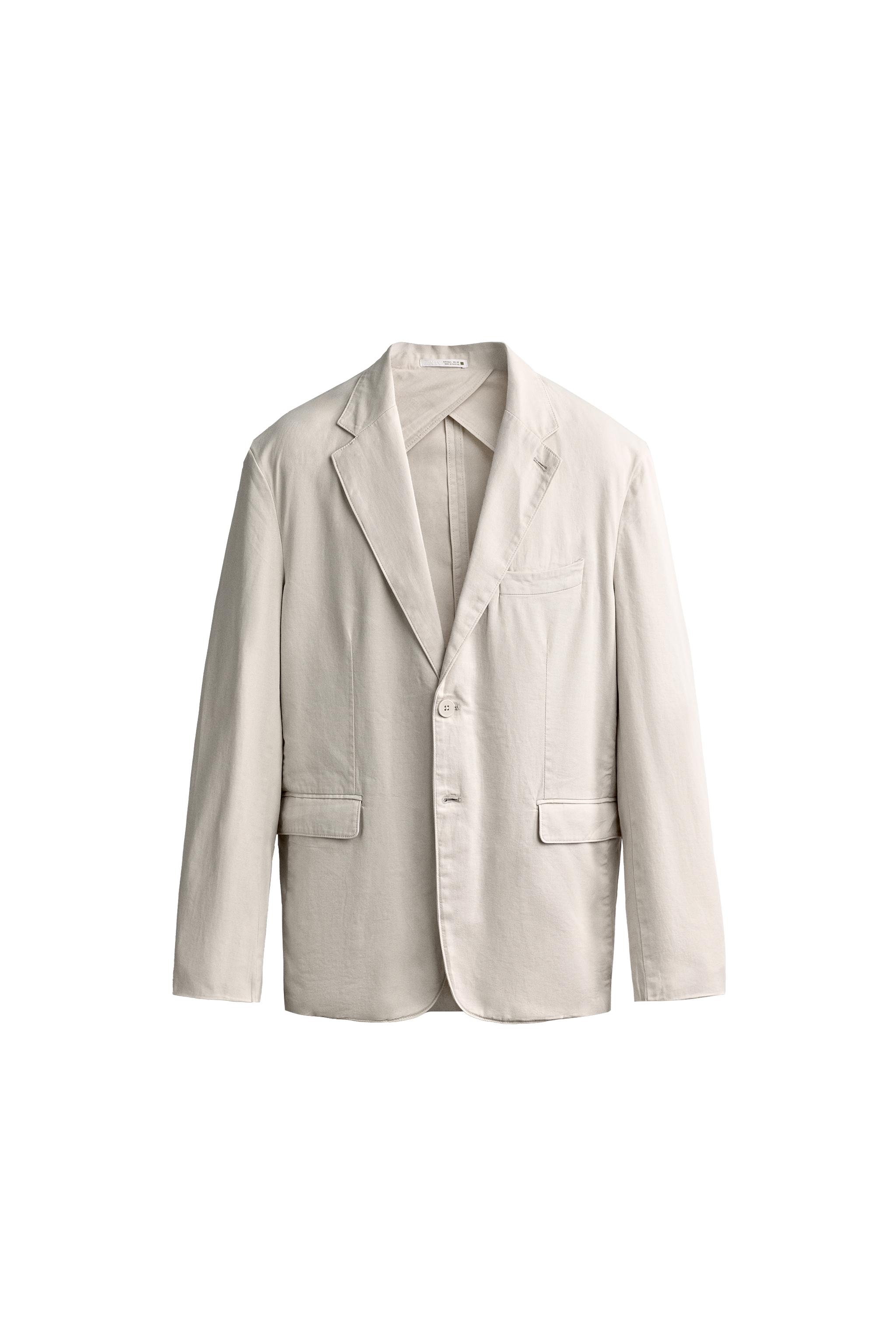 WASHED EFFECT RELAXED FIT BLAZER