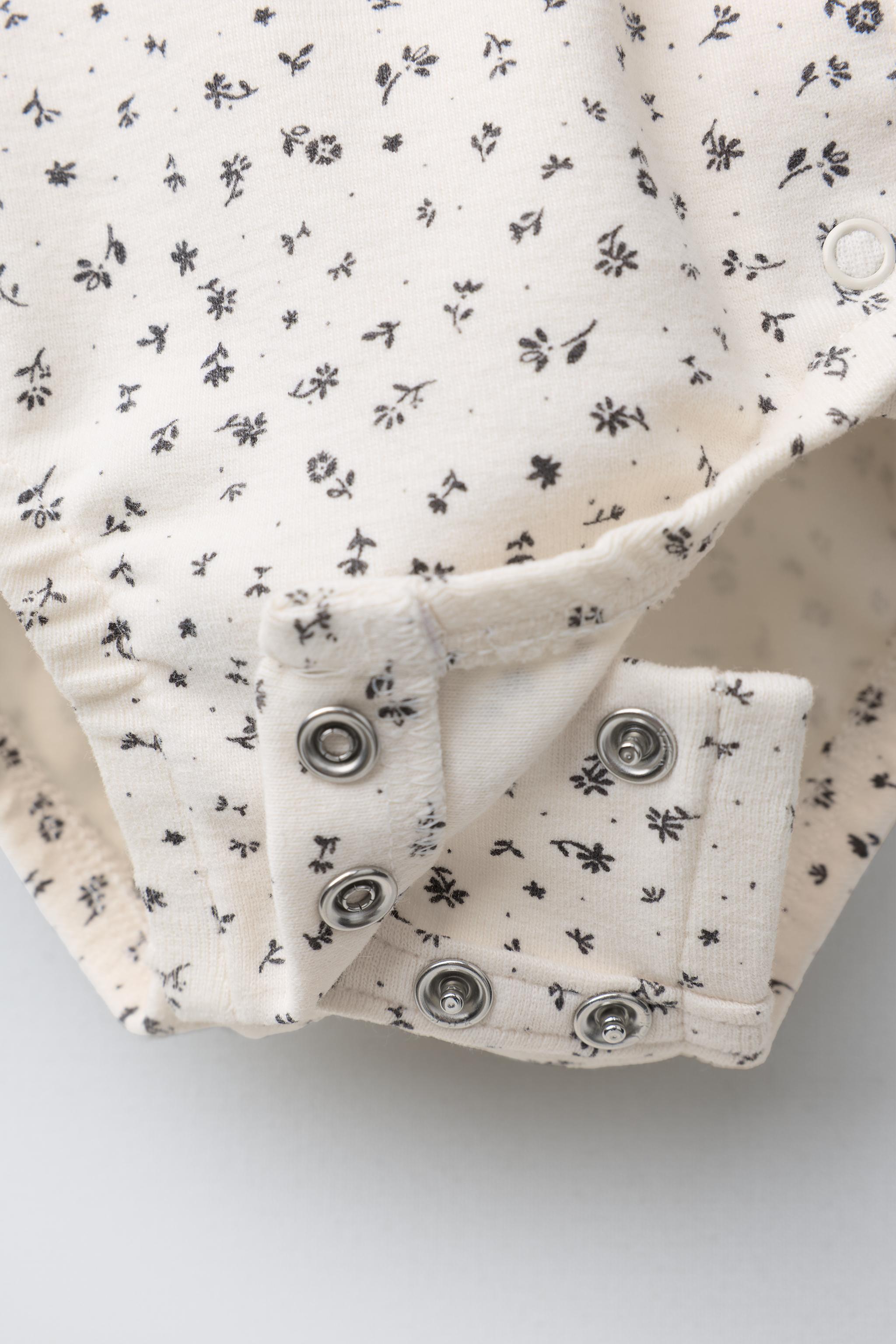 FLORAL BODYSUIT AND PANTS SET