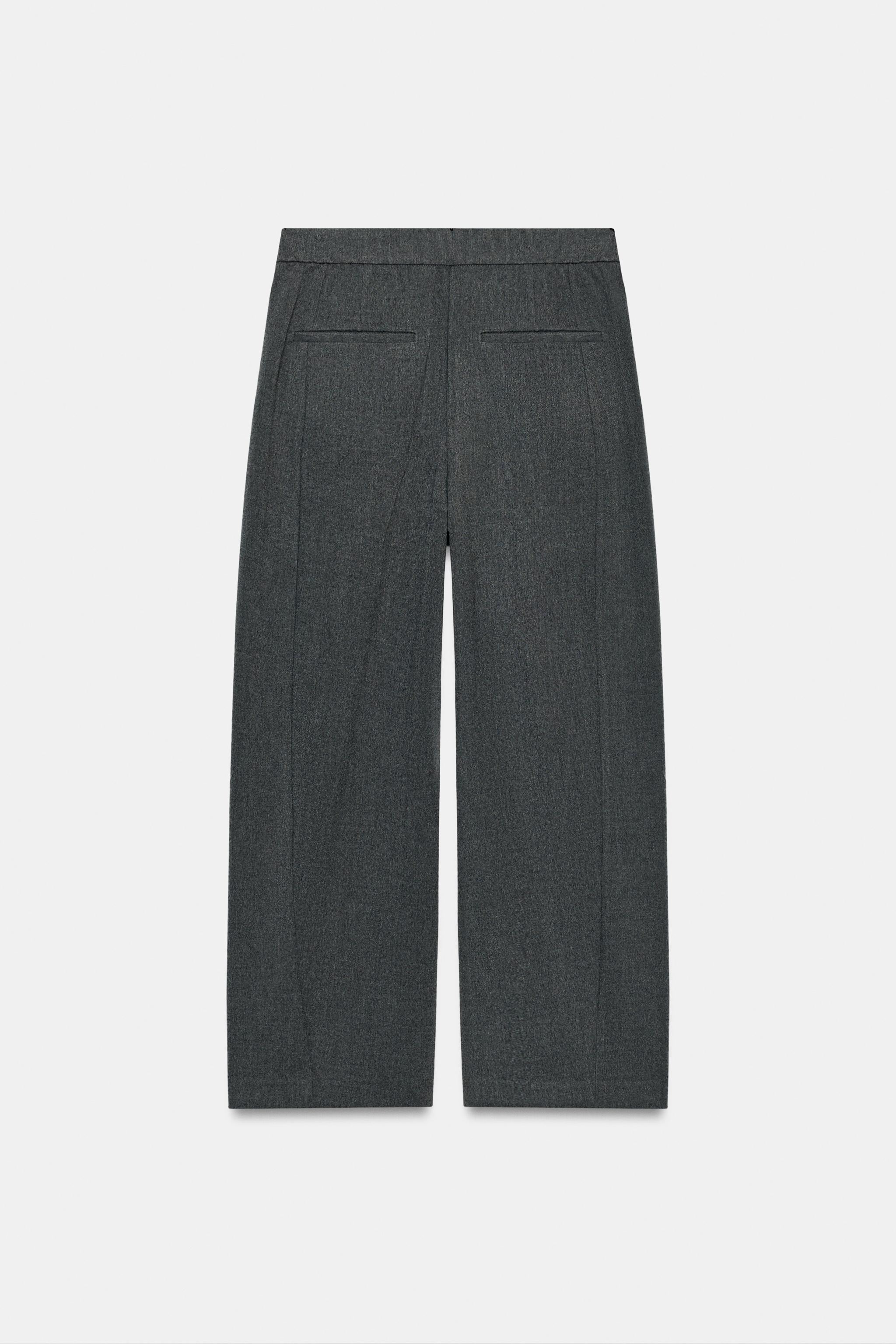 ELASTIC WAIST PLEATED PANTS