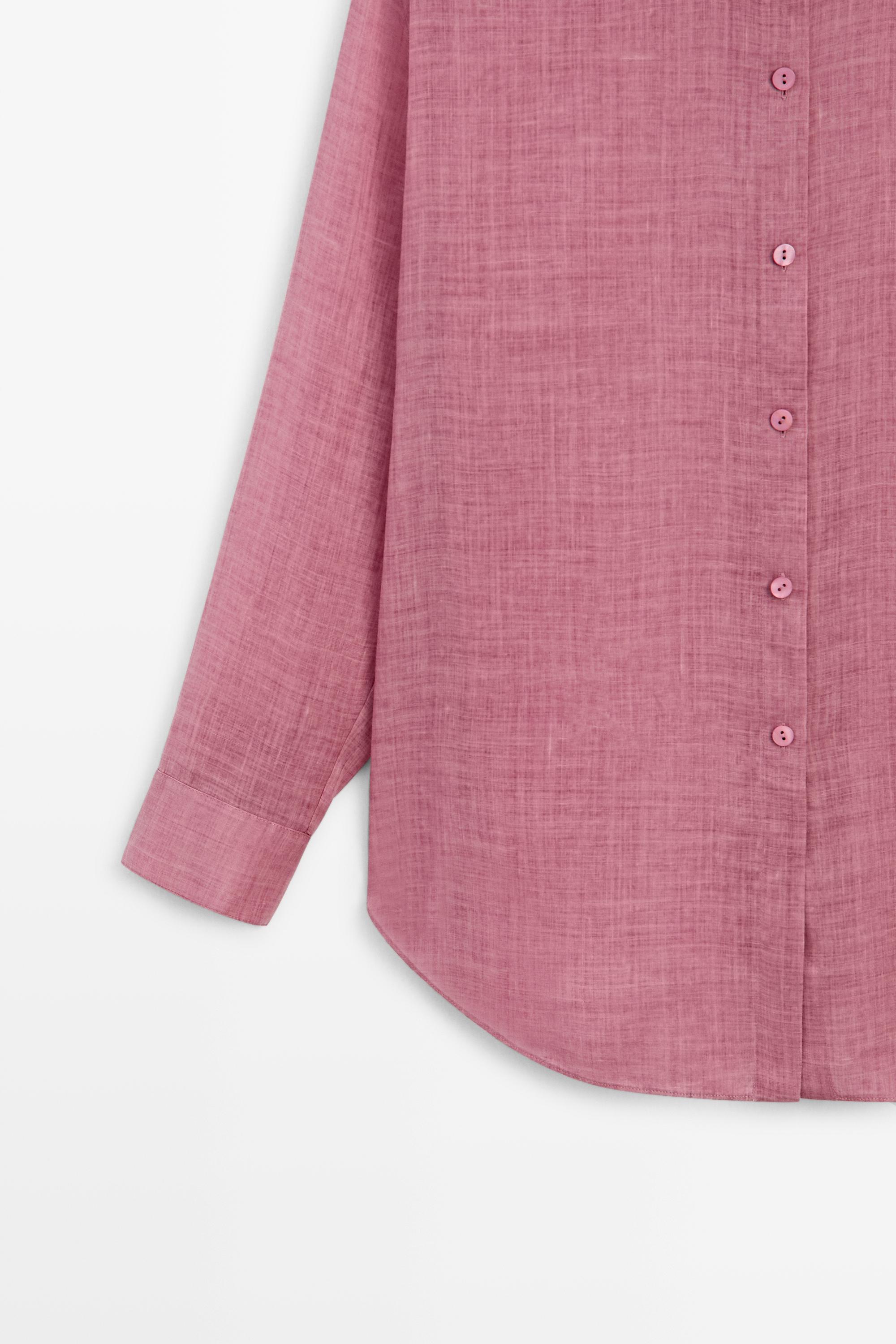 Chemise fluide en ramie
