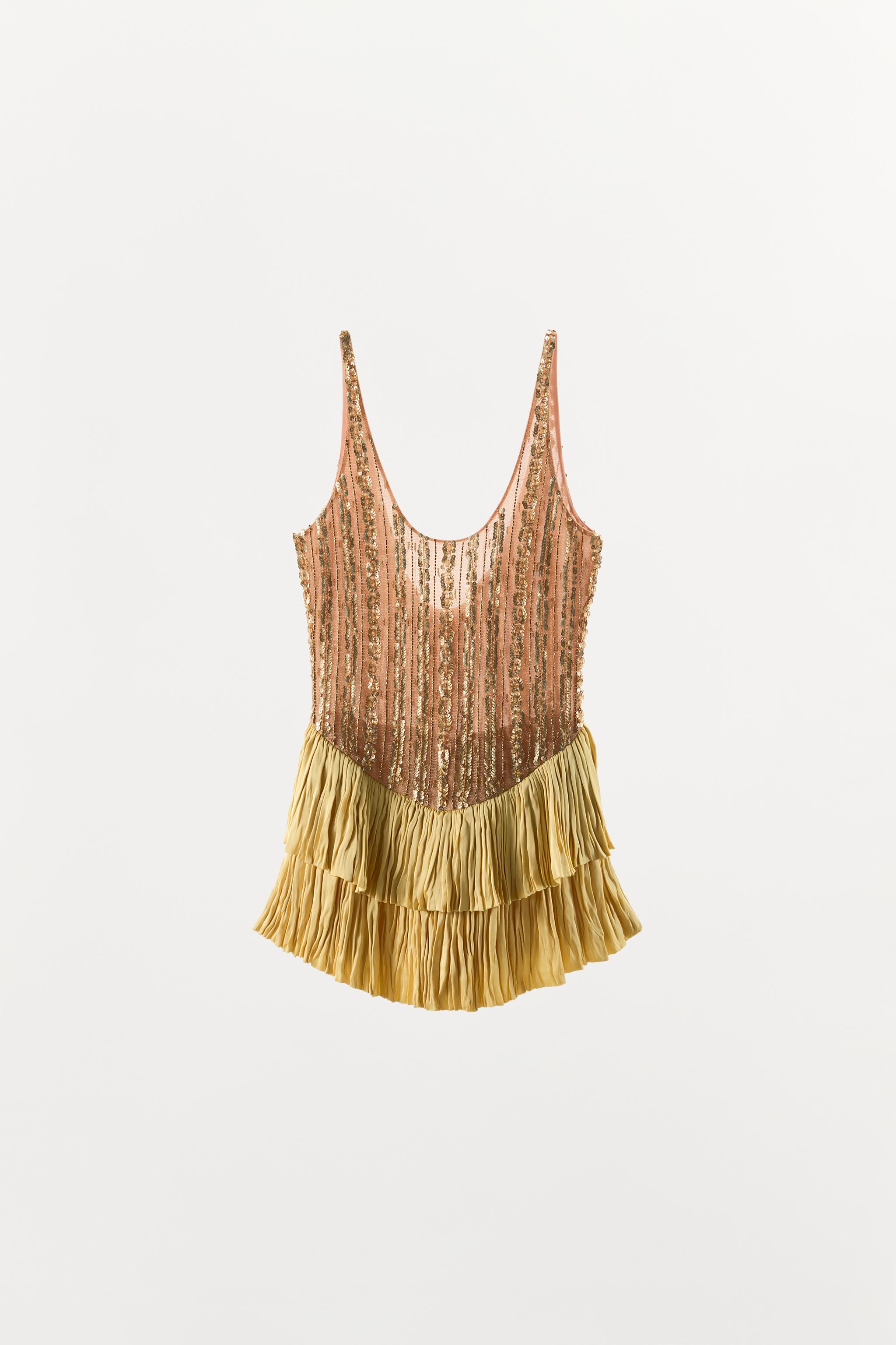 LIMITED EDITION COMBINED BEADED RUFFLE BODYSUIT