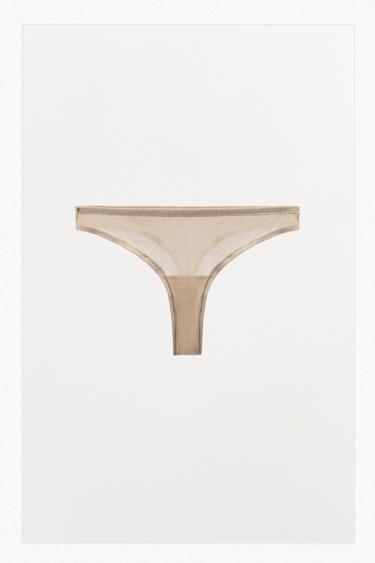 TANGA SOFT - Rose pâle de Zara