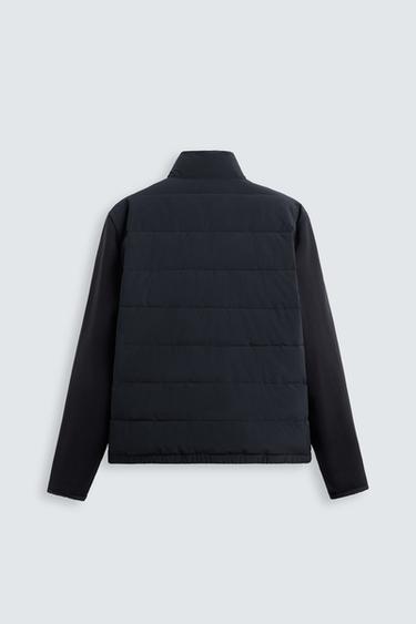CONTRAST PADDED JACKET - Navy blue by Zara