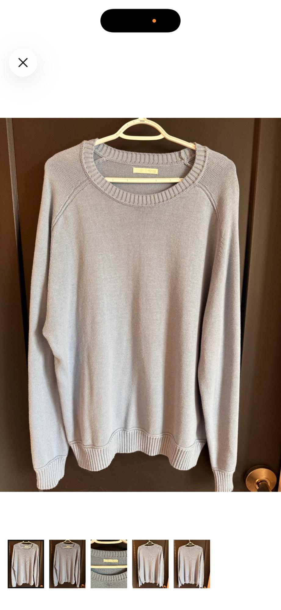 PLAIN SOLID COLOR SWEATER - Image 4