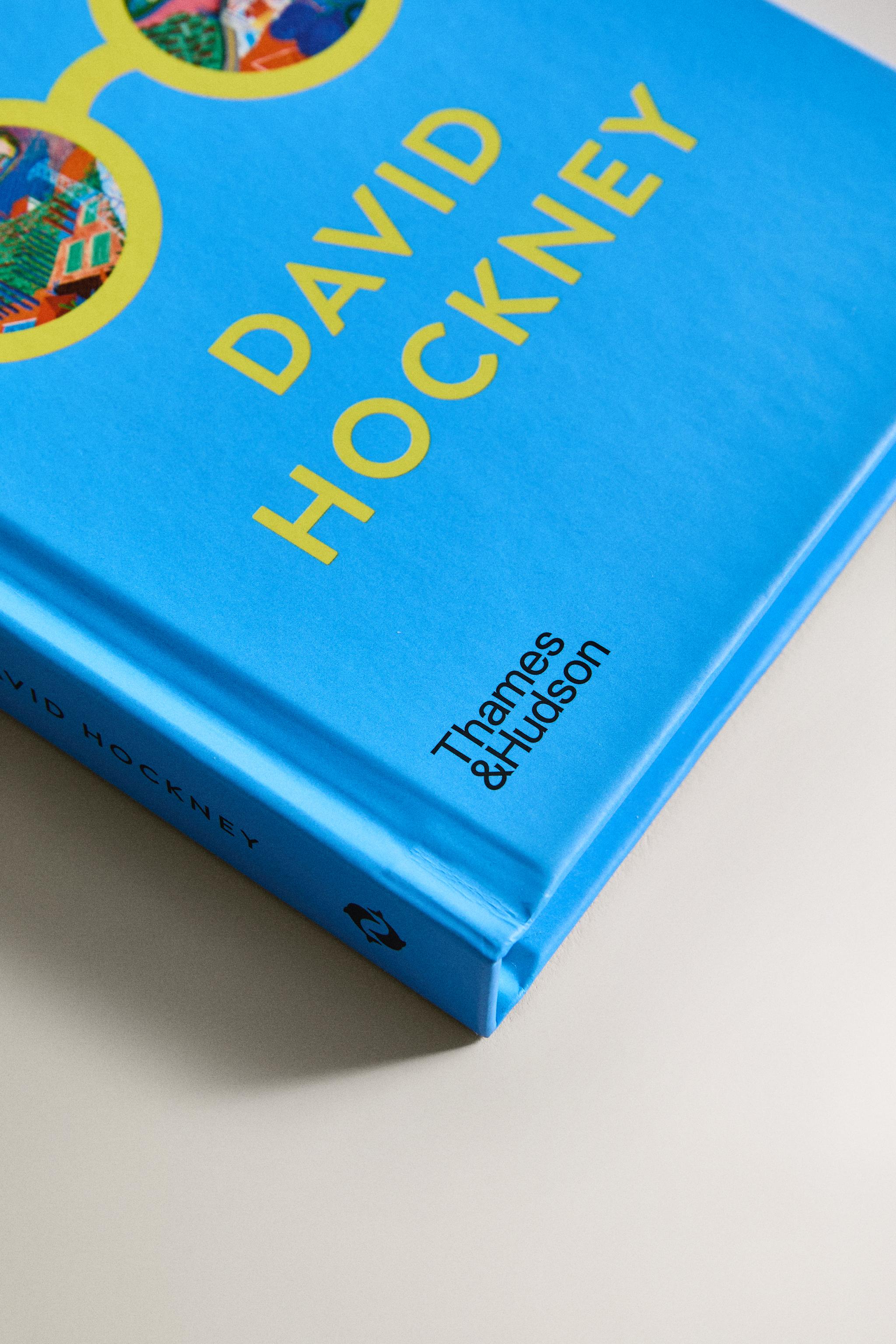 THE WORLD ACCORDING TO DAVID HOCKNEY BOOK (ENGLISH) — Blue (alternate view)