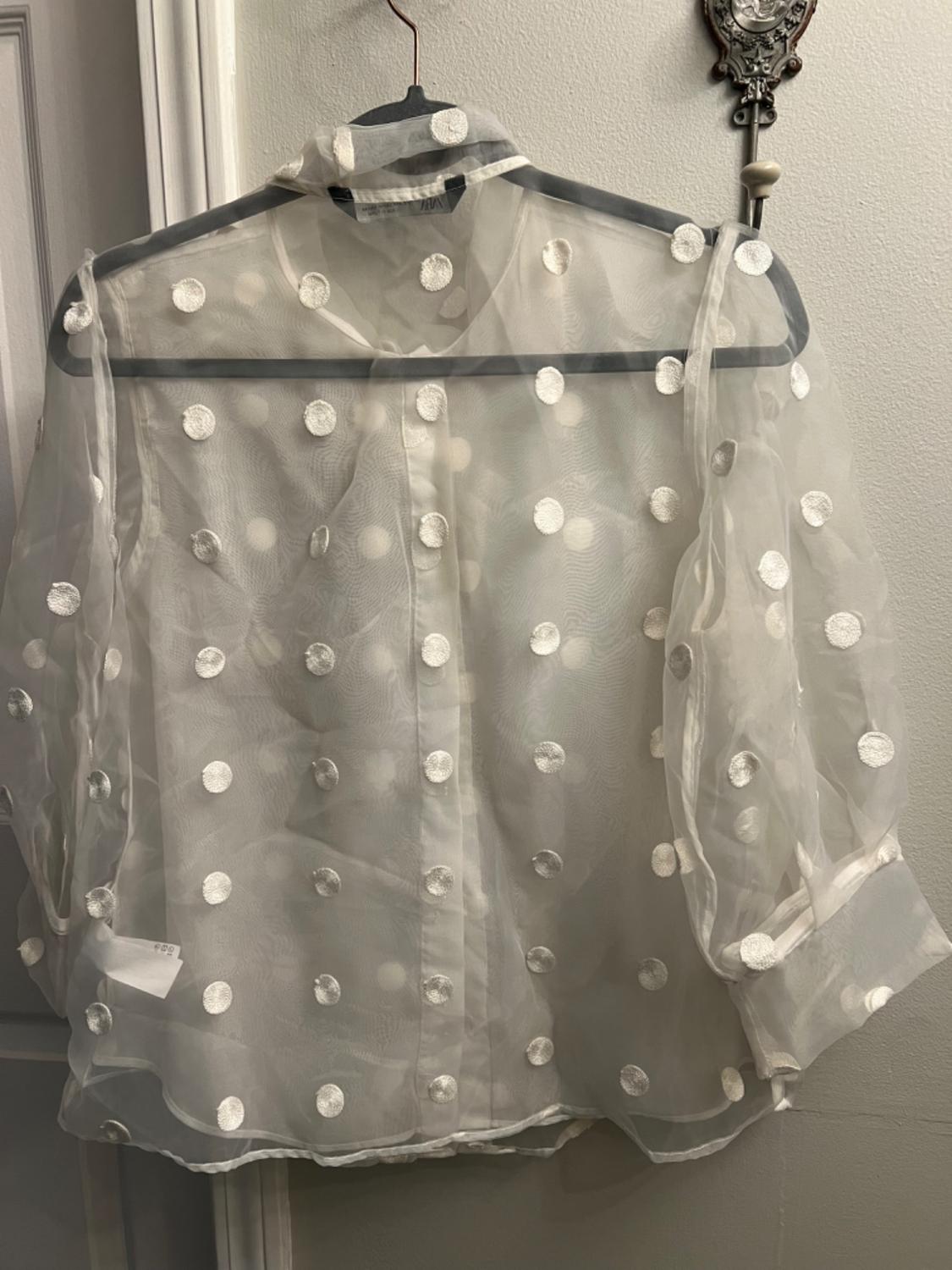 POLKA DOT SHIRT WITH BOW - Image 2