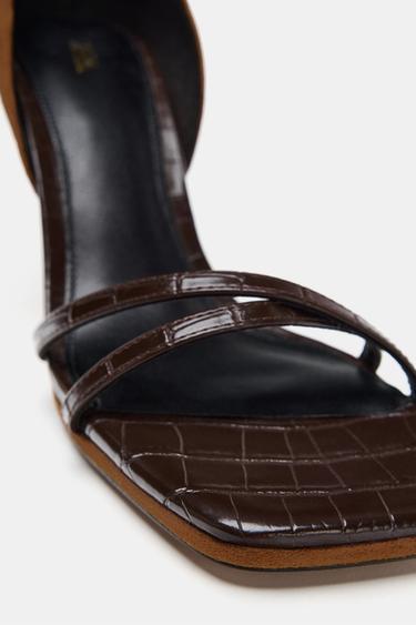 SANDALES À TALONS ÉDITION LIMITÉE - Marron de Zara - Image 10
