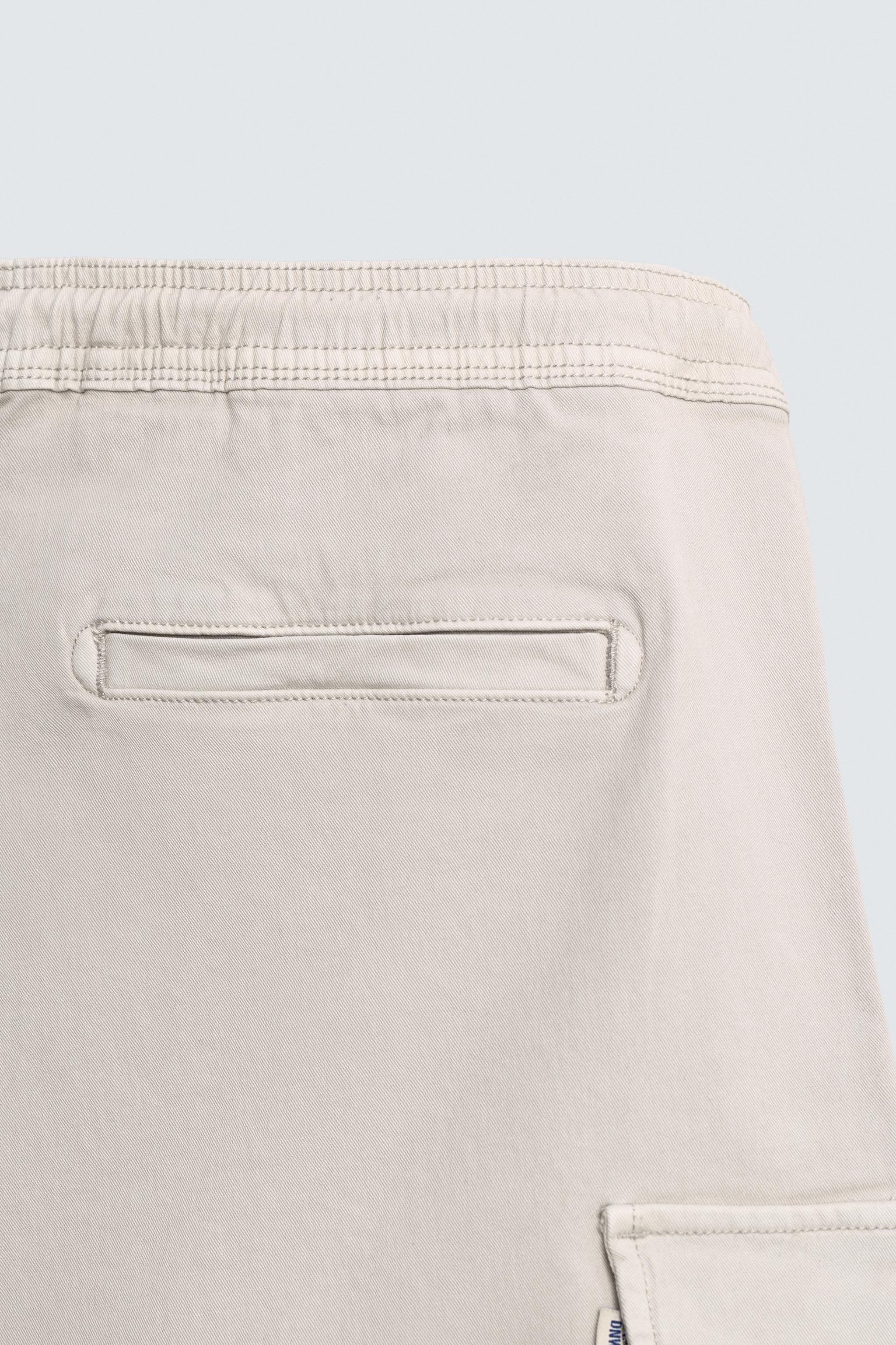 BERMUDA CARGO RELAXED FIT DÉLAVÉ