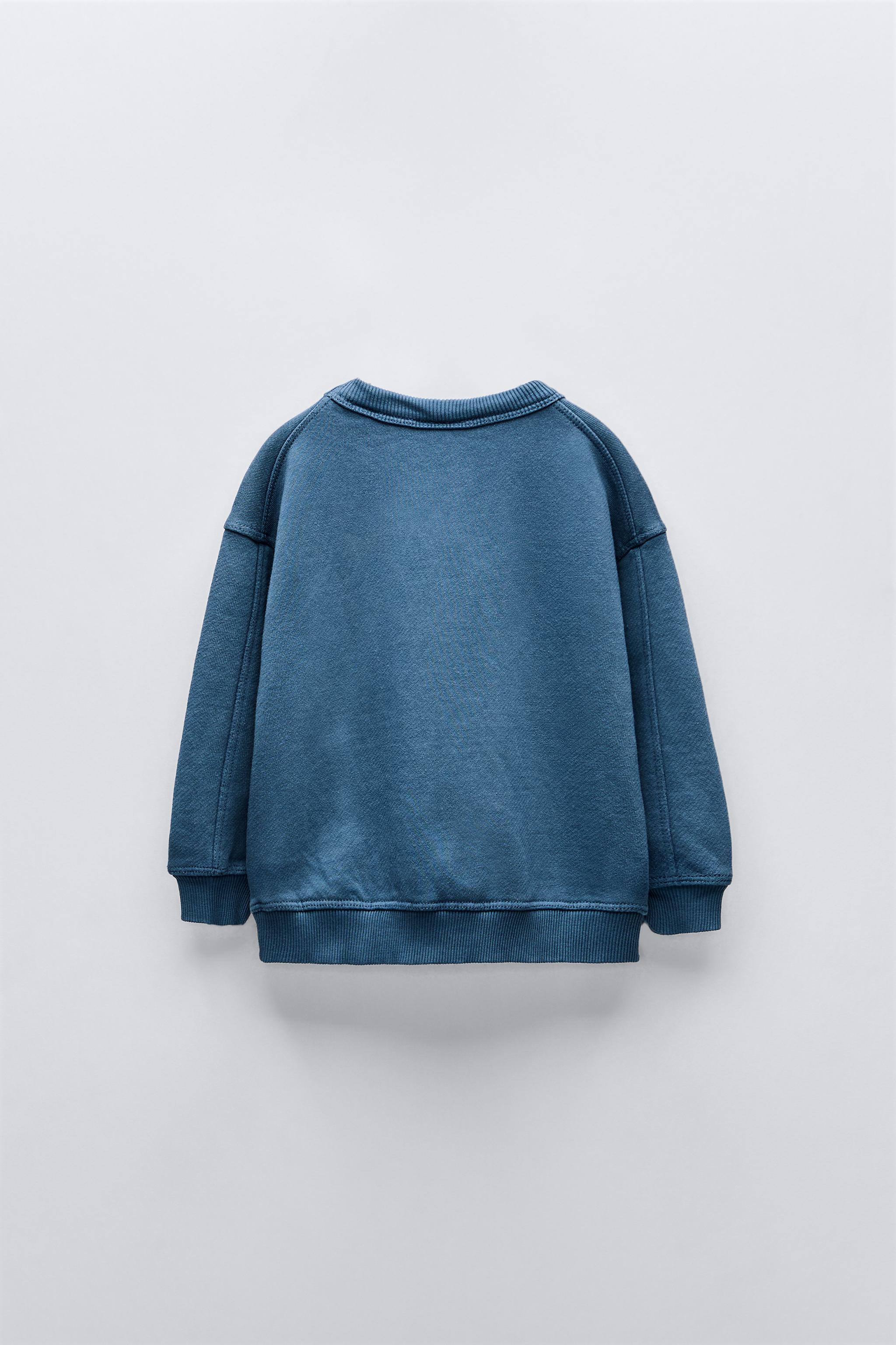 Faded blue sweatshirt hotsell