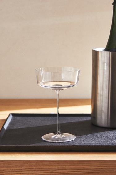 BLOWN CRYSTALLINE SPARKLING WINE FLUTE -  by Zara - Image 4