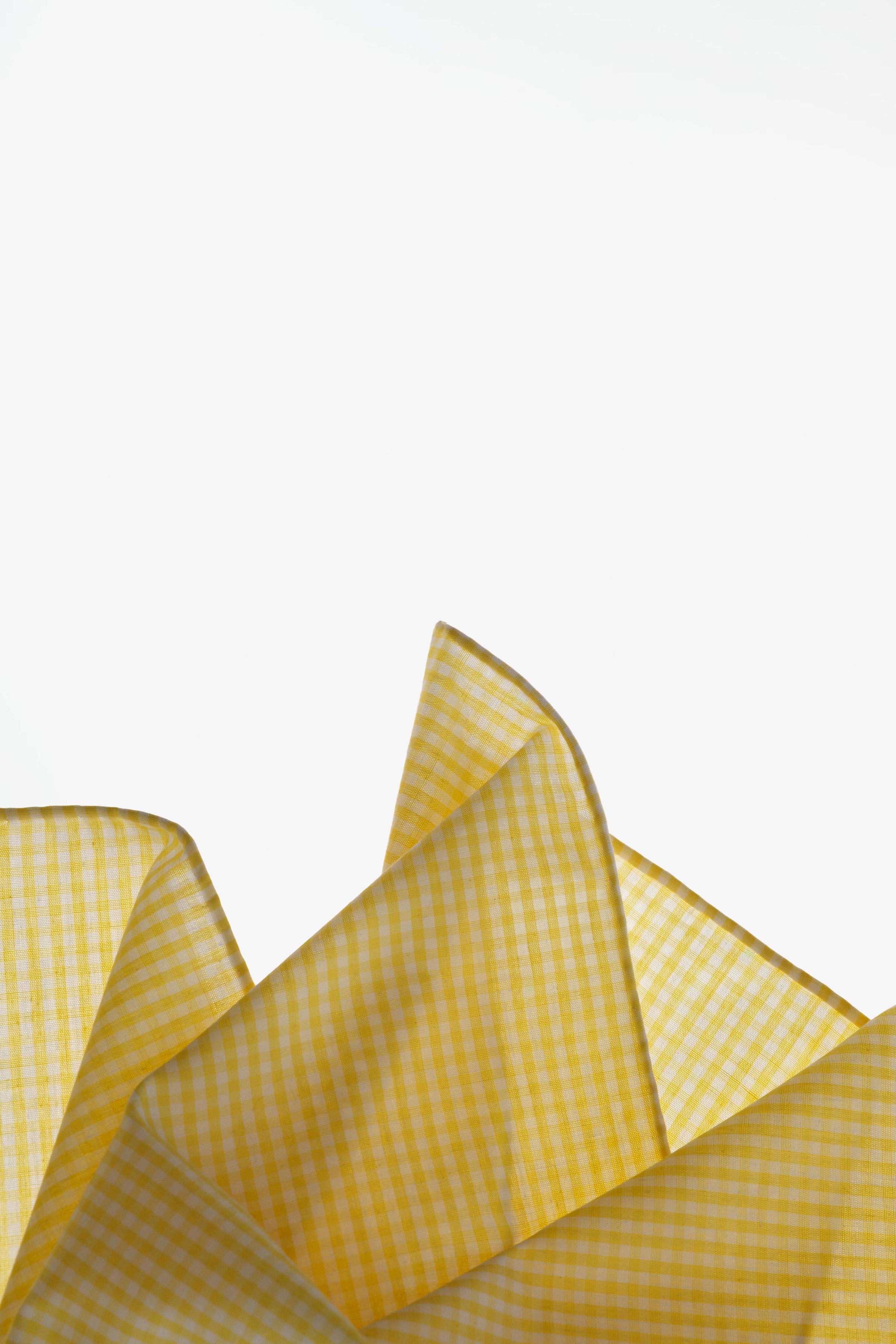 LIMITED EDITION PRINTED GINGHAM SCARF