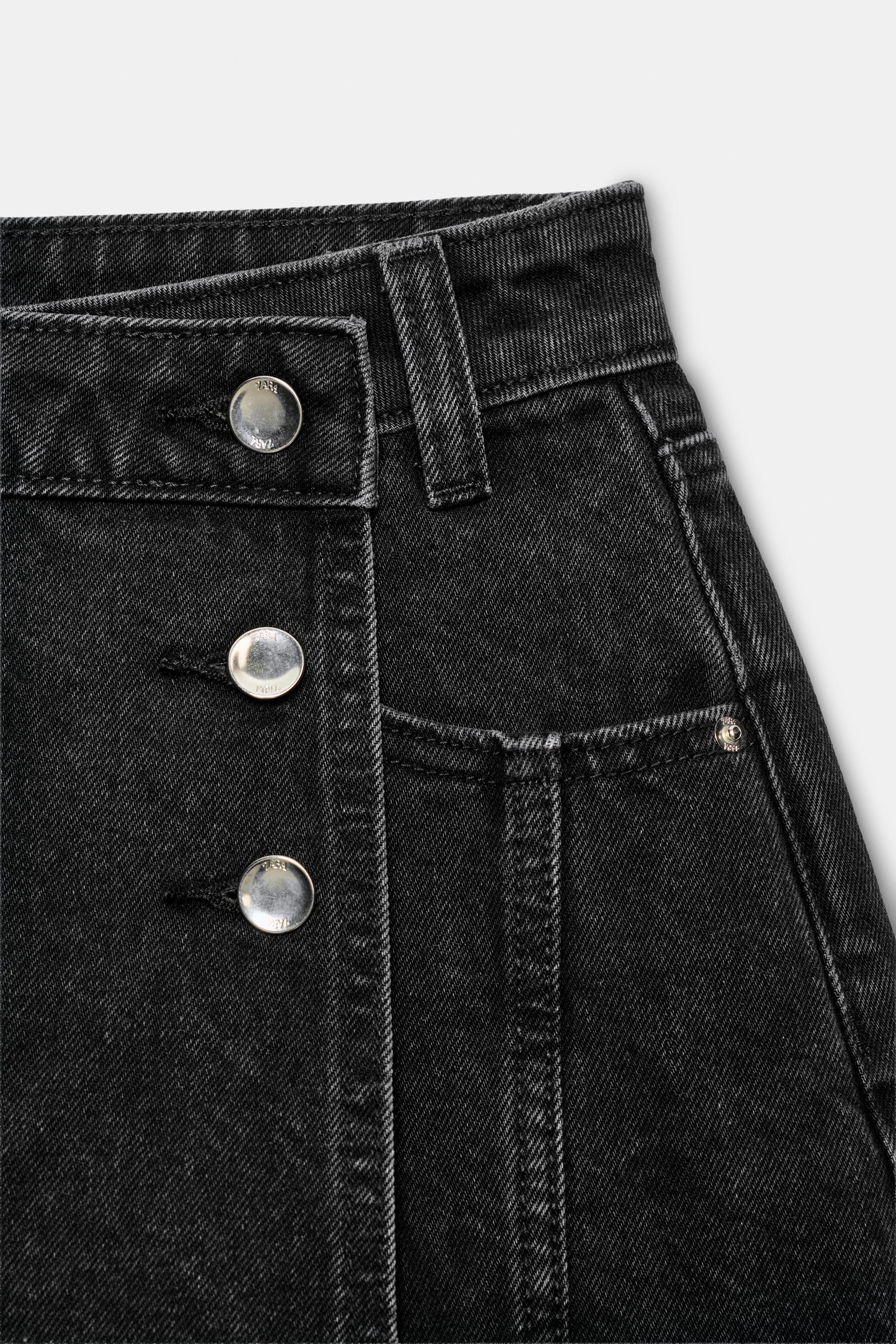 Женские юбки Zara Z1975 WRAP DENIM SKORT — фото 7