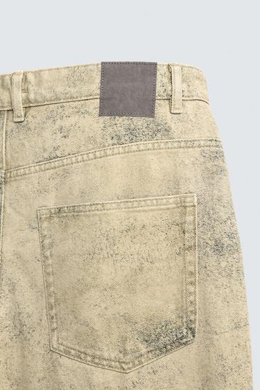 FADED PRINT BAGGY FIT TROUSERS - Printed by Zara - Image 8
