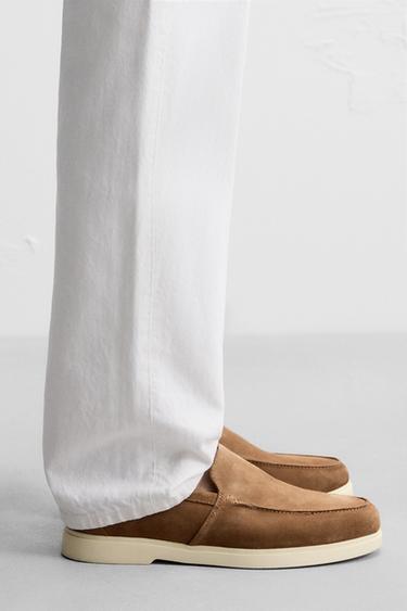 CASUAL LEATHER LOAFERS - 1-722 by Zara - Image 0