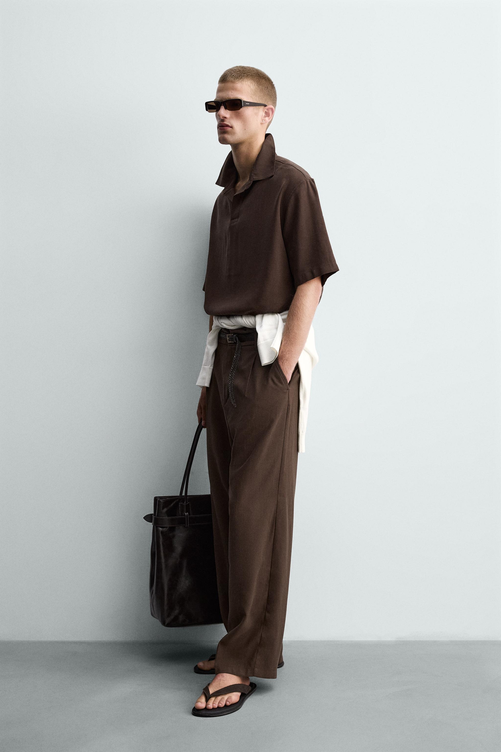 CHEMISE POLO FLUIDE COUPE DÉCONTRACTÉE